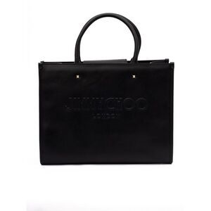Jimmy Choo Black Avenue S Tote Leather Women's Handbag
